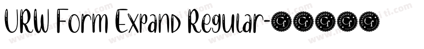 URW Form Expand Regular字体转换